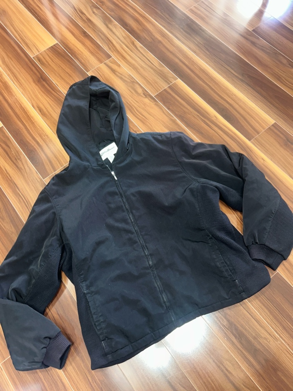 XXL Eddie Bauer black medium weight spring jacket